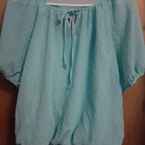 A.Byer Blue Blouse